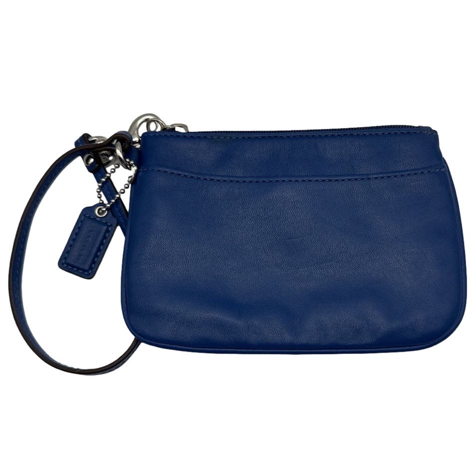 COACH Blue Wristlet