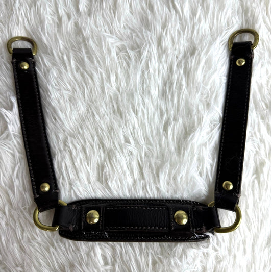 Brown Patent Leather Shoulder Replacement Strap