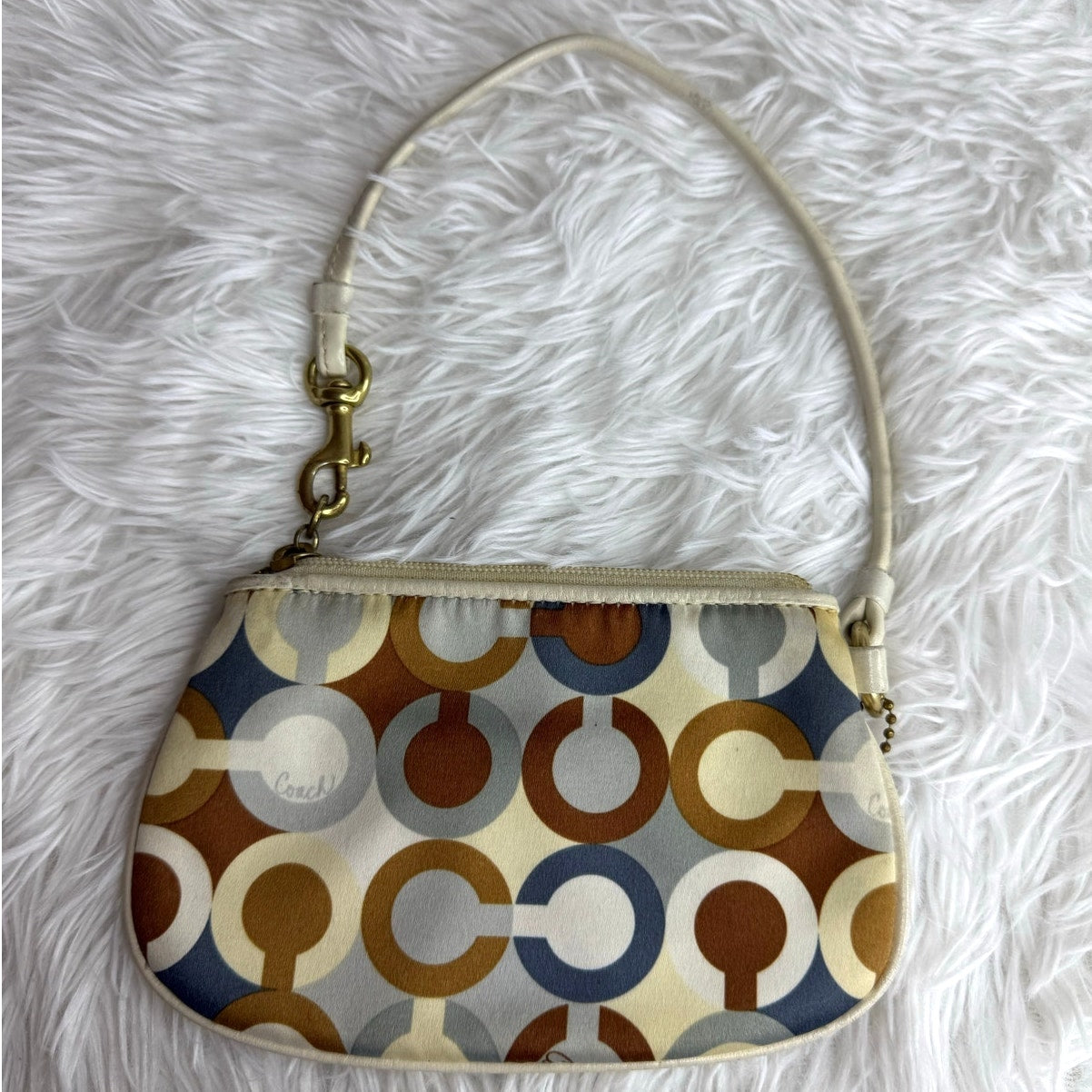 COACH Madison Graphic Op Art Wristlet