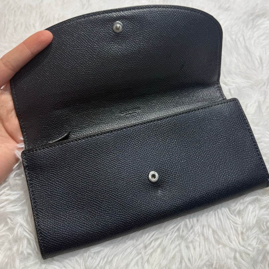 Coach Navy Glitter Wallet