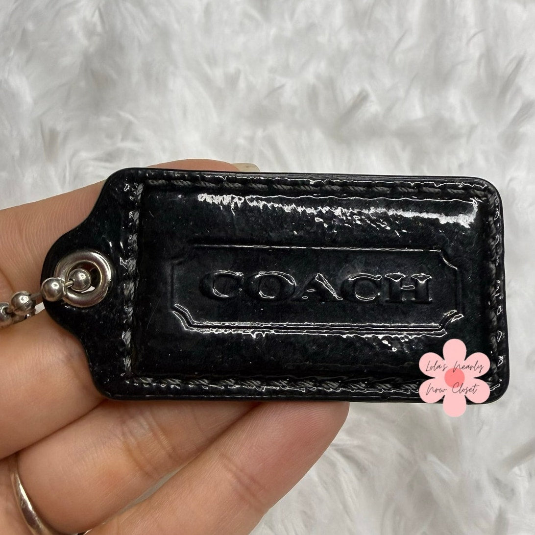 2" COACH Fob Bag Charm Hang tag Hangtag