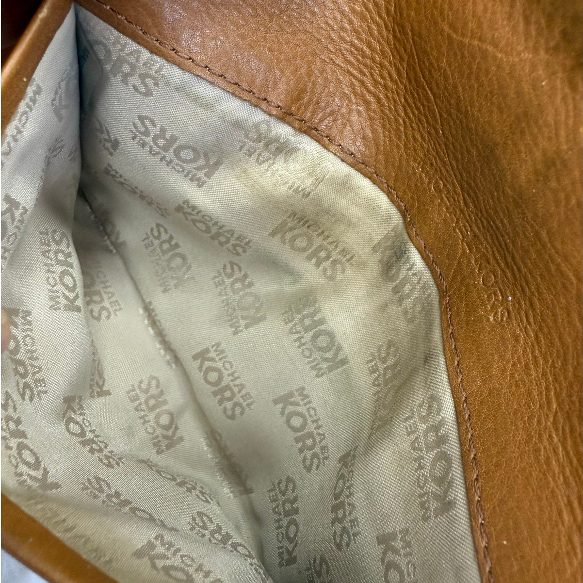 SALE Michael Kors Brown Signature Canvas Slim Wallet