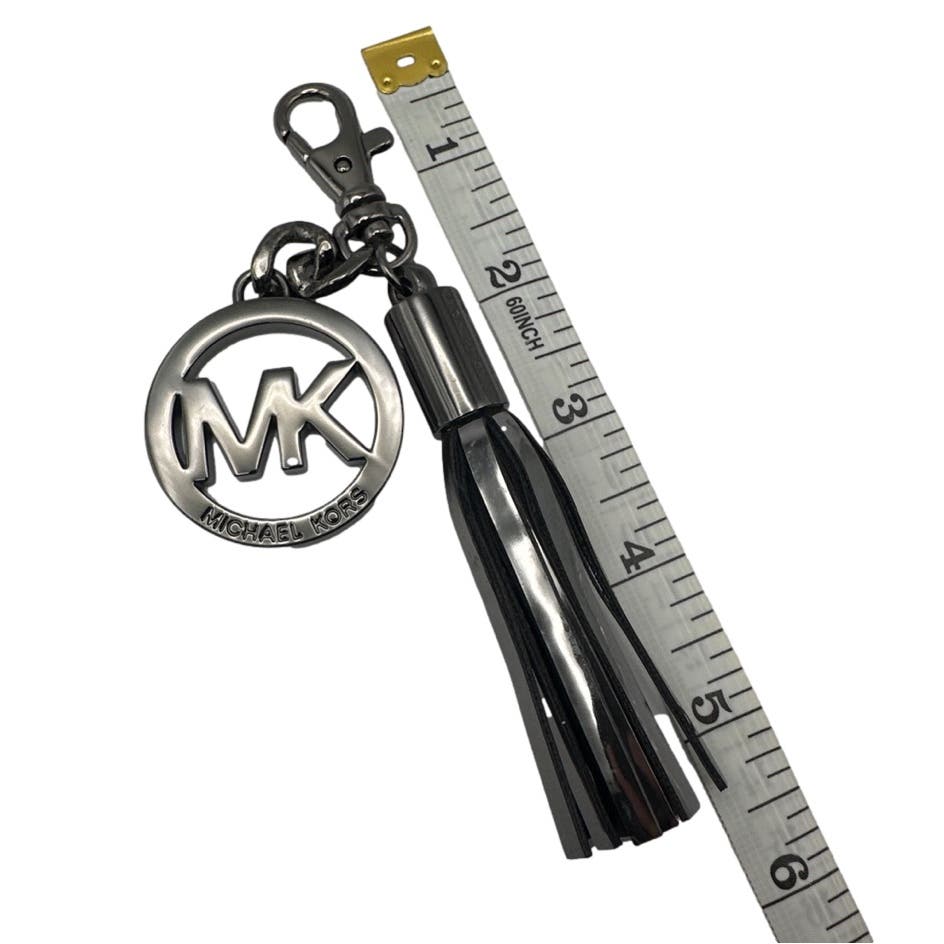 MICHAEL KORS Metallic Dark Gray Bag Charm