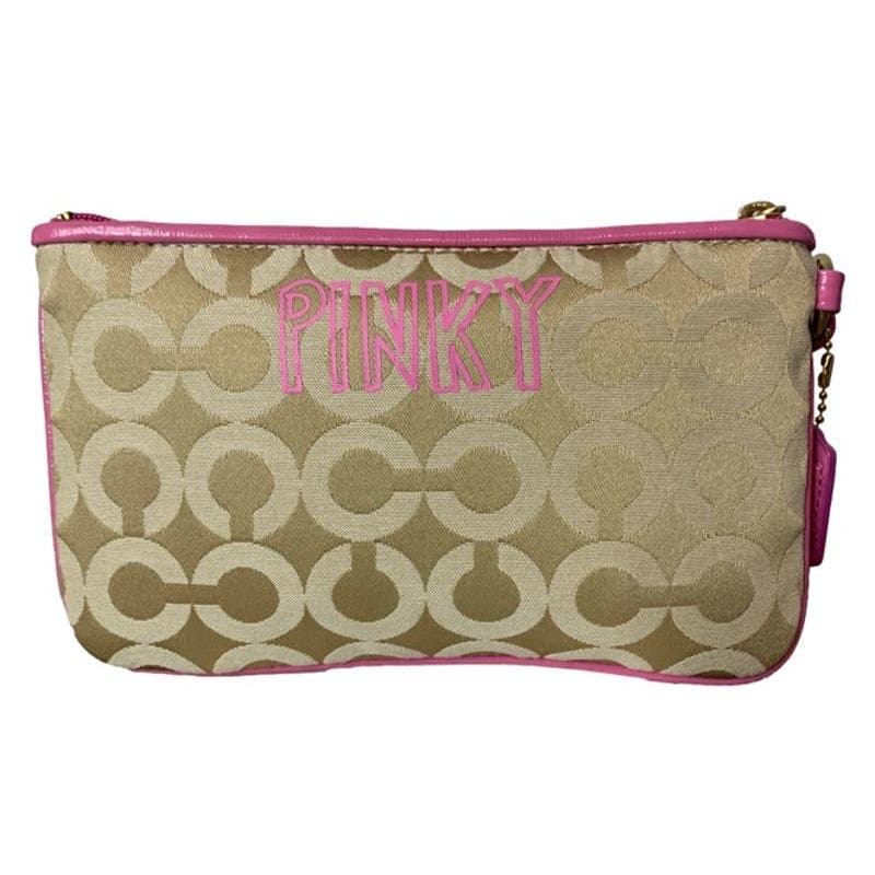 COACH Y2K Rare Poppy "Pinky" Limited Edition Wristlet