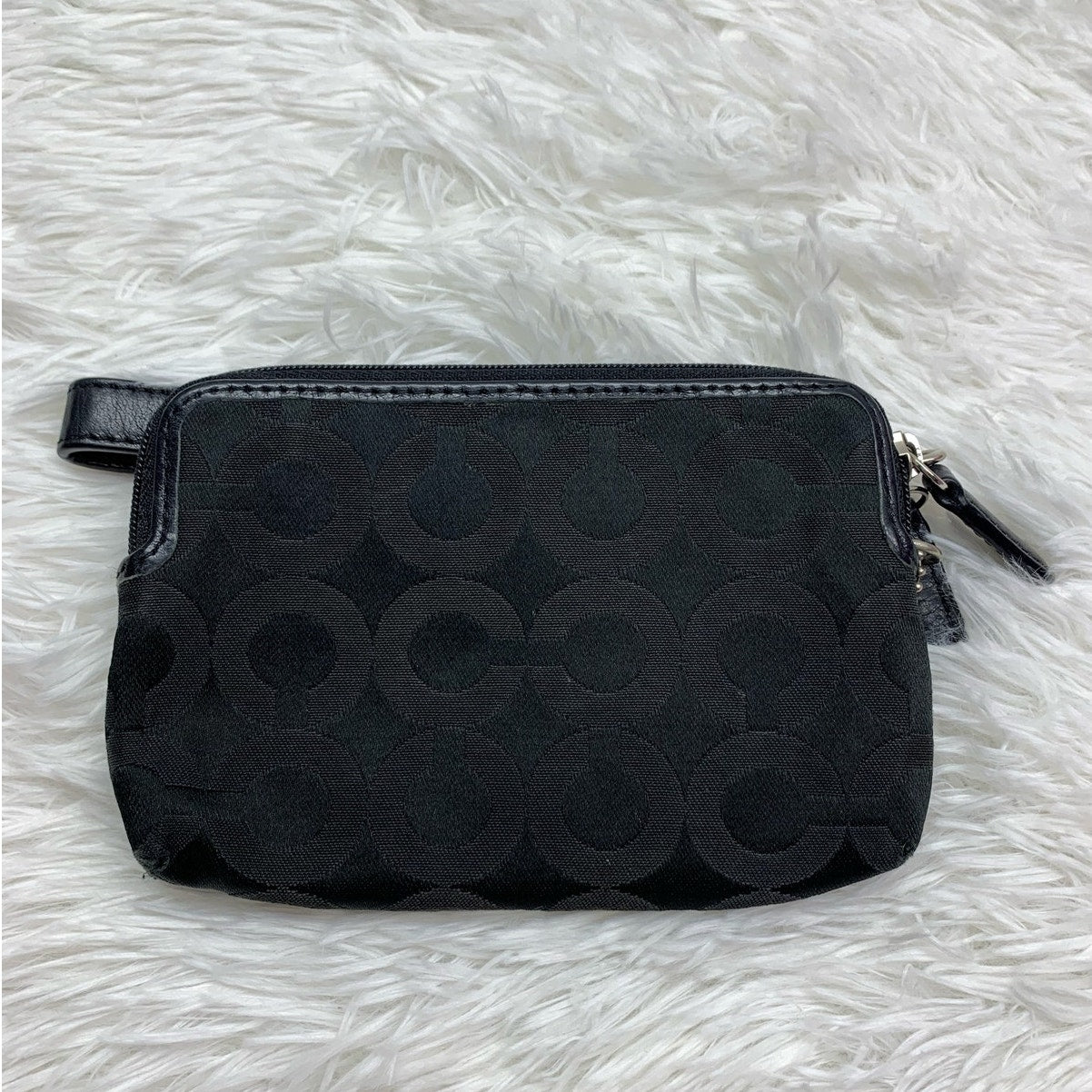 COACH y2k Black Wristlet with Card Slot