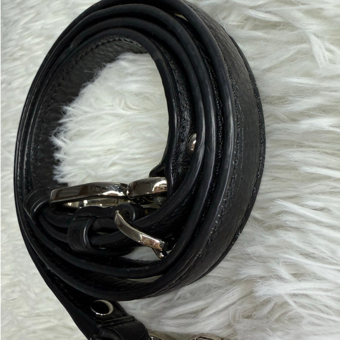 Black Silver Crossbody Replacement Strap