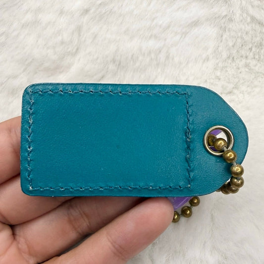 2" y2k COACH Vintage Fob Bag Charm Hang tag Hangtag