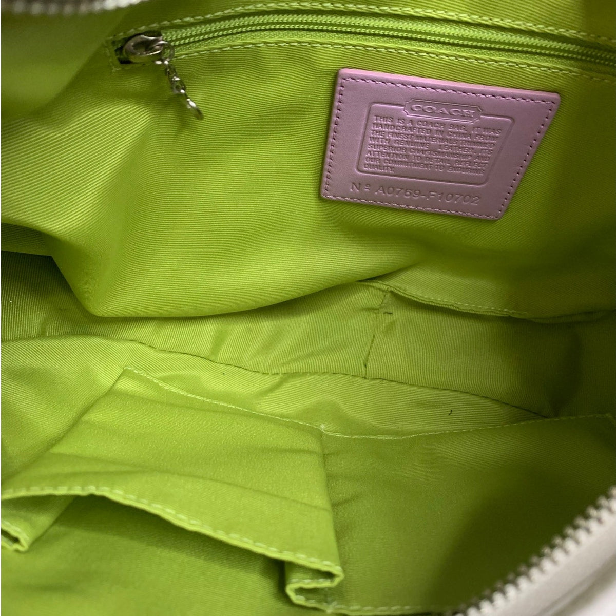 y2k Coach Hamptons Stripe Hobo Shoulder Bag