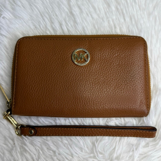 Michael Kors Brown Zip Around Wallet