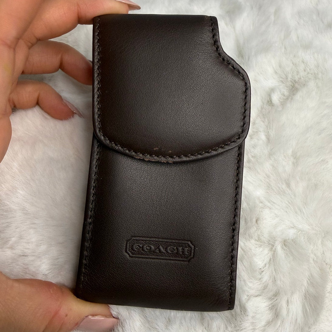 Vintage Coach Cell Phone Case Belt Pouch