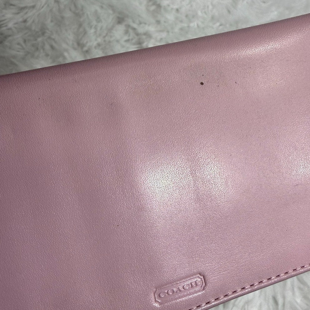 COACH y2k Lilac Checkbook