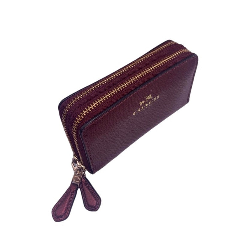 COACH Double Zip Coin Card Case