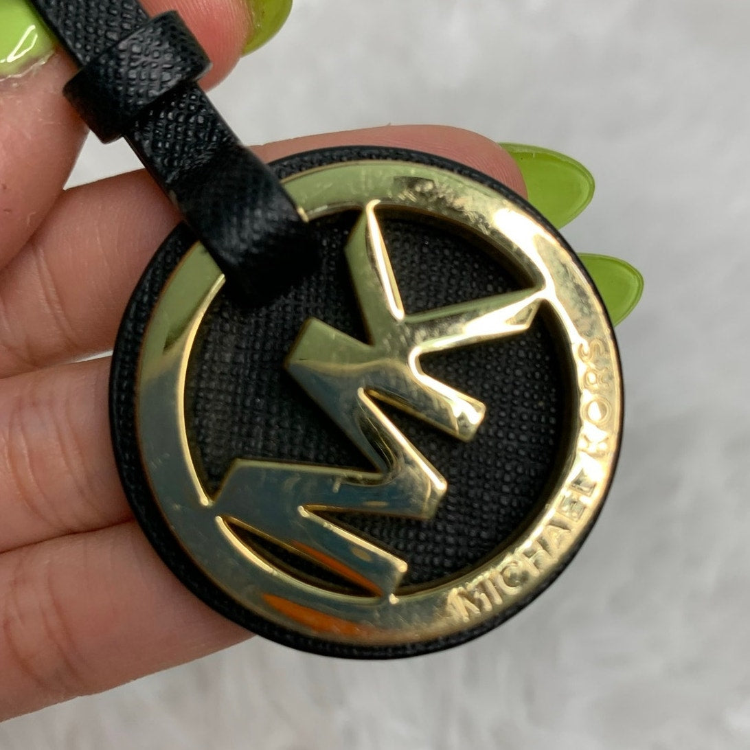 Michael Kors Black Gold Bag Charm