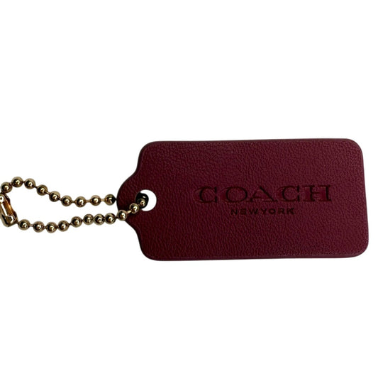 COACH Replacement Hang Tag Key Fob Bag Charm