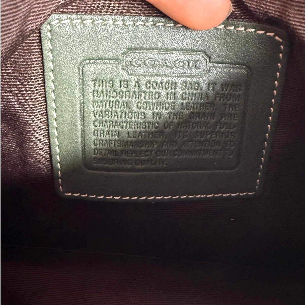 Vintage COACH y2k Slim Skinny Pouch Case