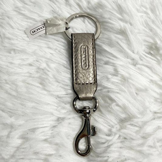 NWT y2k COACH Double Turnlock Bag Charm Key Fob