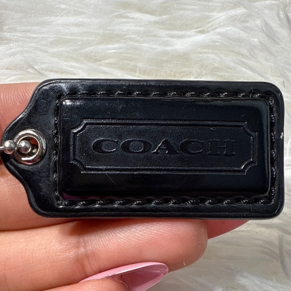 1.5” COACH  Fob Bag Charm Hang tag Hangtag