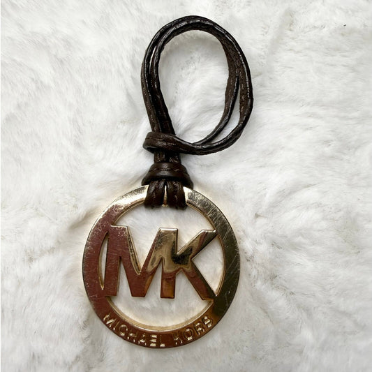 Michael Kors Brown Gold key fob bag charm