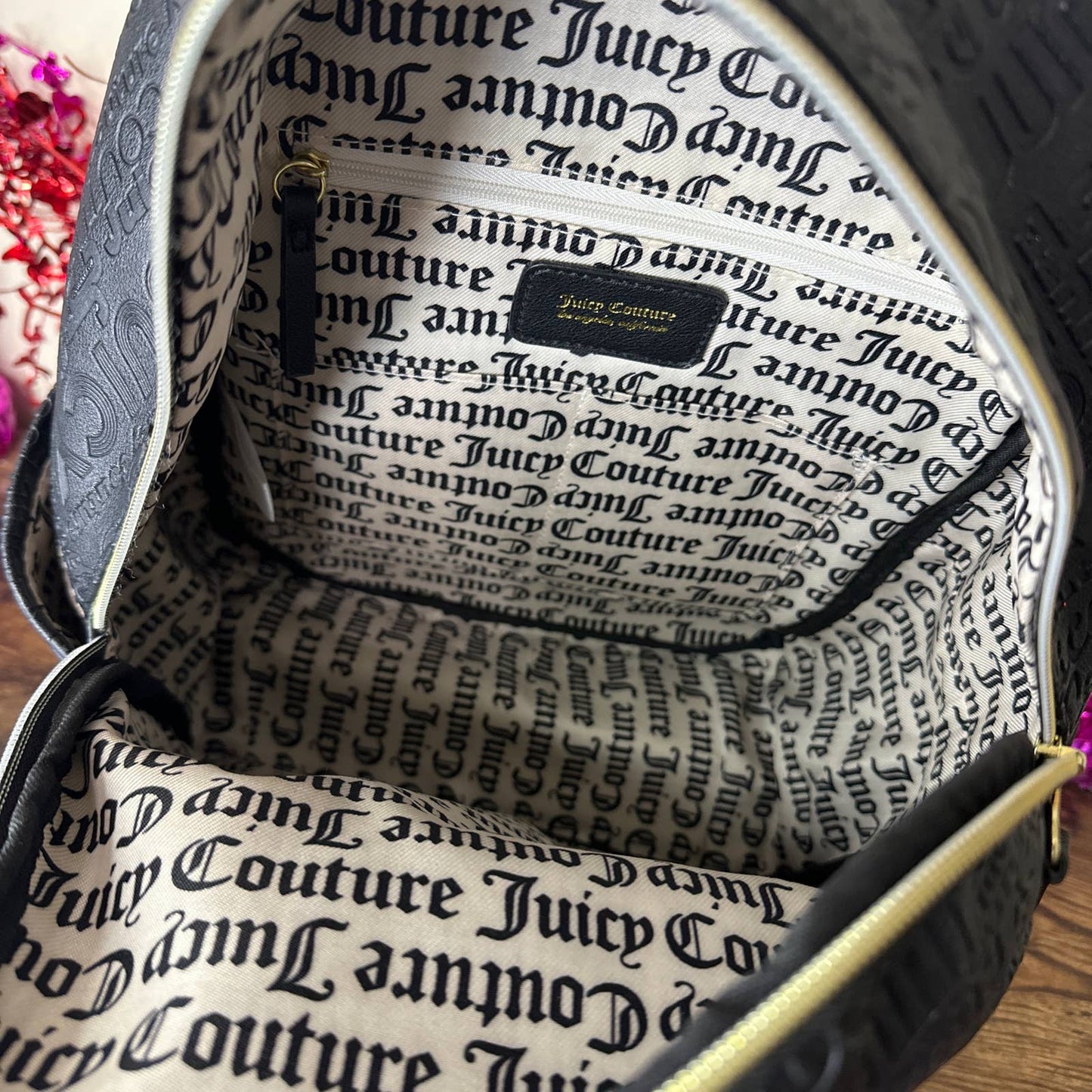 Juicy Couture Word Play Backpack Licorice