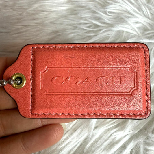 3" COACH  Fob Bag Charm Hang tag Hangtag