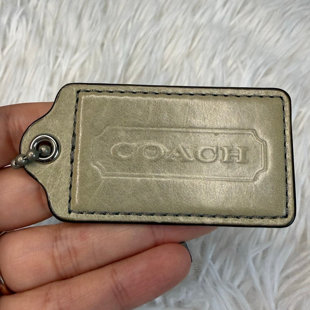 2.5" COACH Fob Bag Charm Hang tag Hangtag