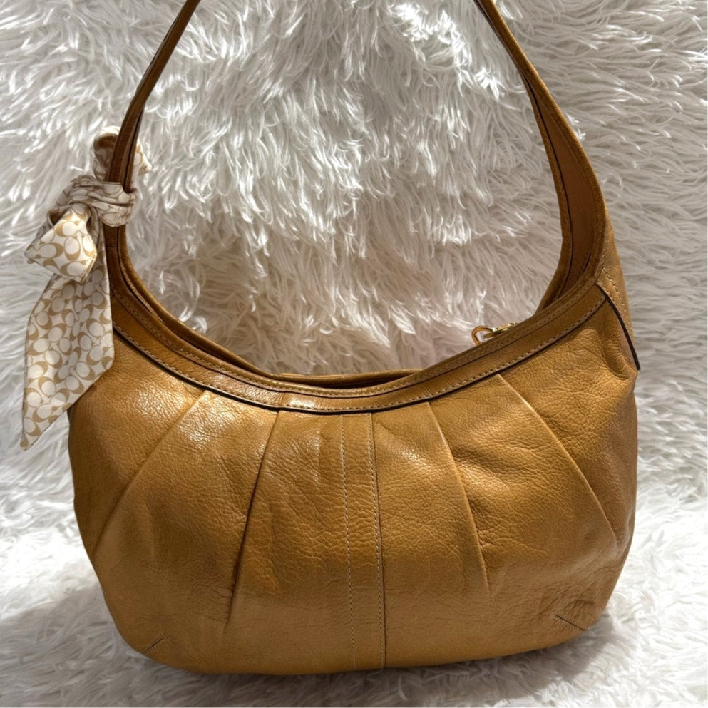 COACH y2k Pleated Ergo Hobo Shoulder Bag