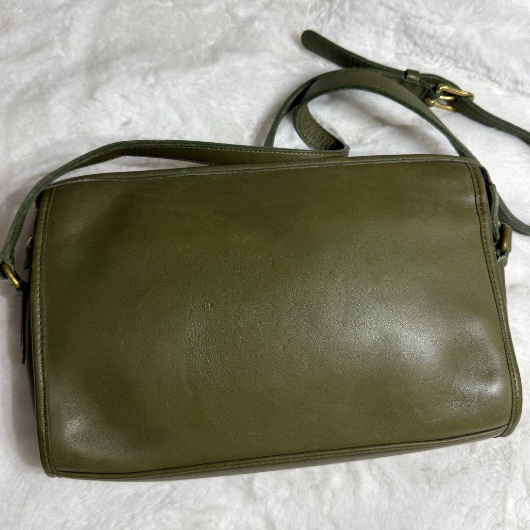 Vintage Coach 9944 Taylor Olive Green Crossbody