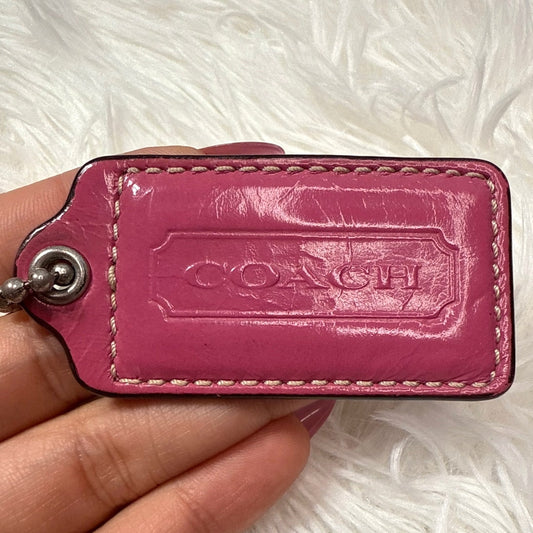 2" COACH Fob Bag Charm Hang tag Hangtag