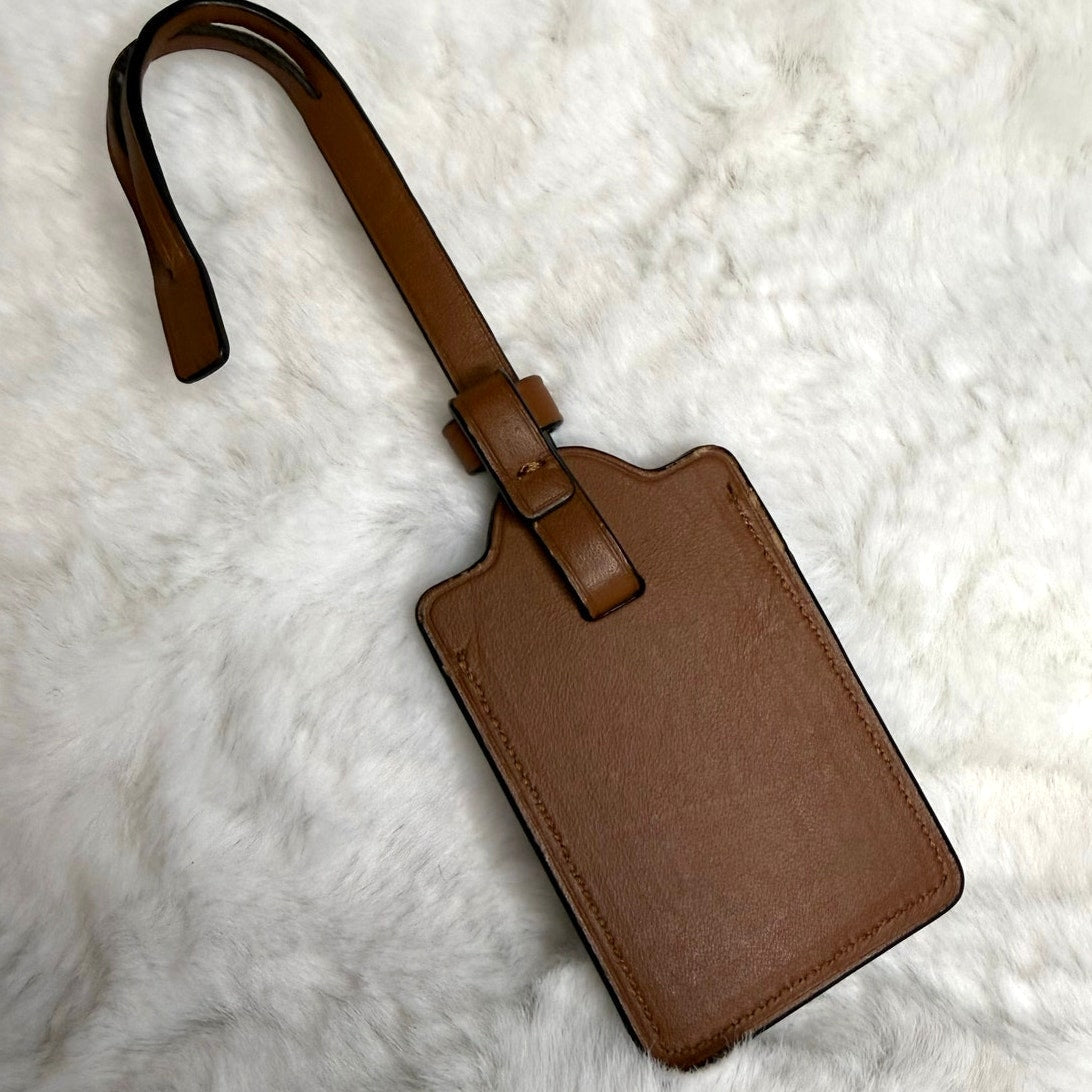 Coach Brown Luggage Tag Bag Picture