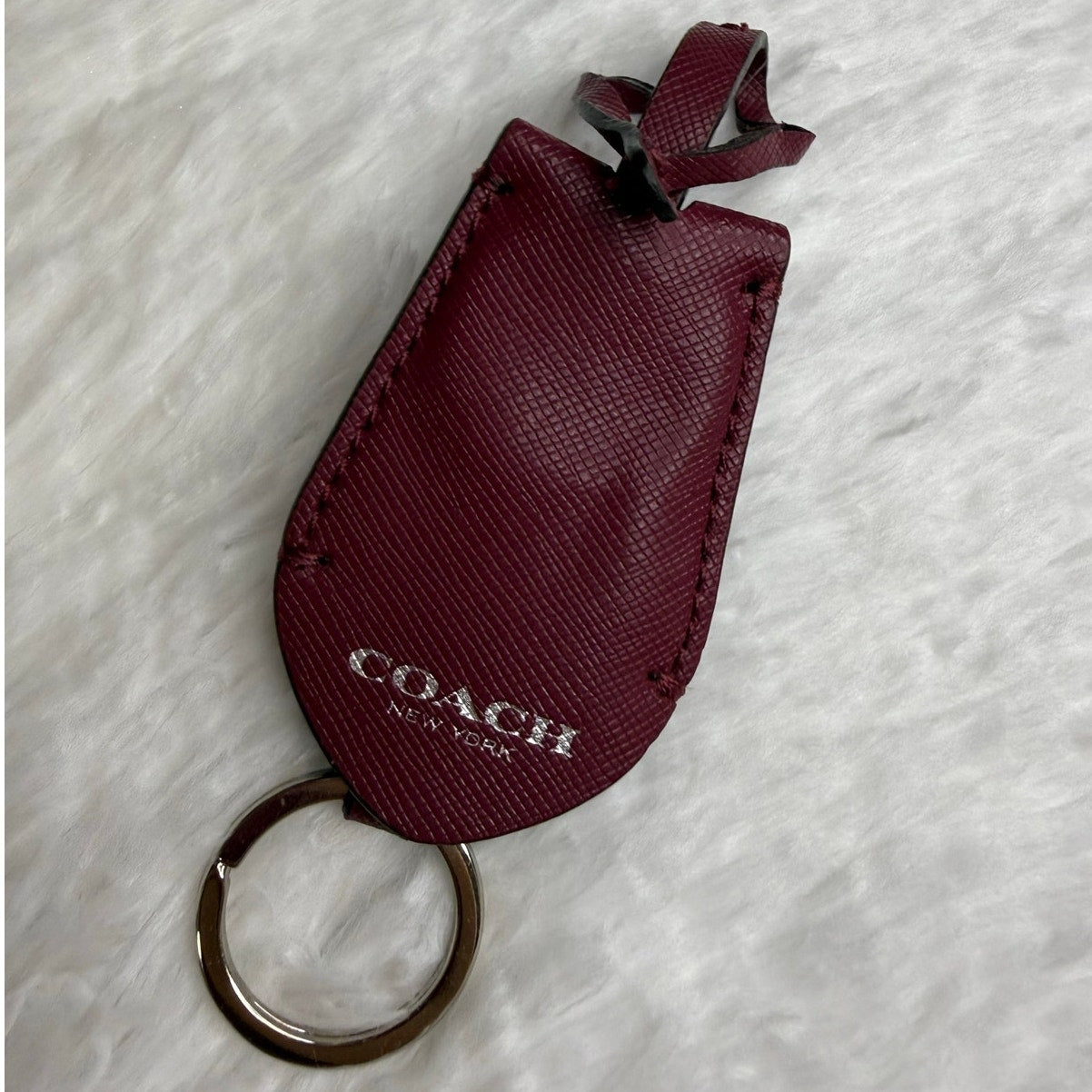 Coach Bag Charm Key Fob Ring