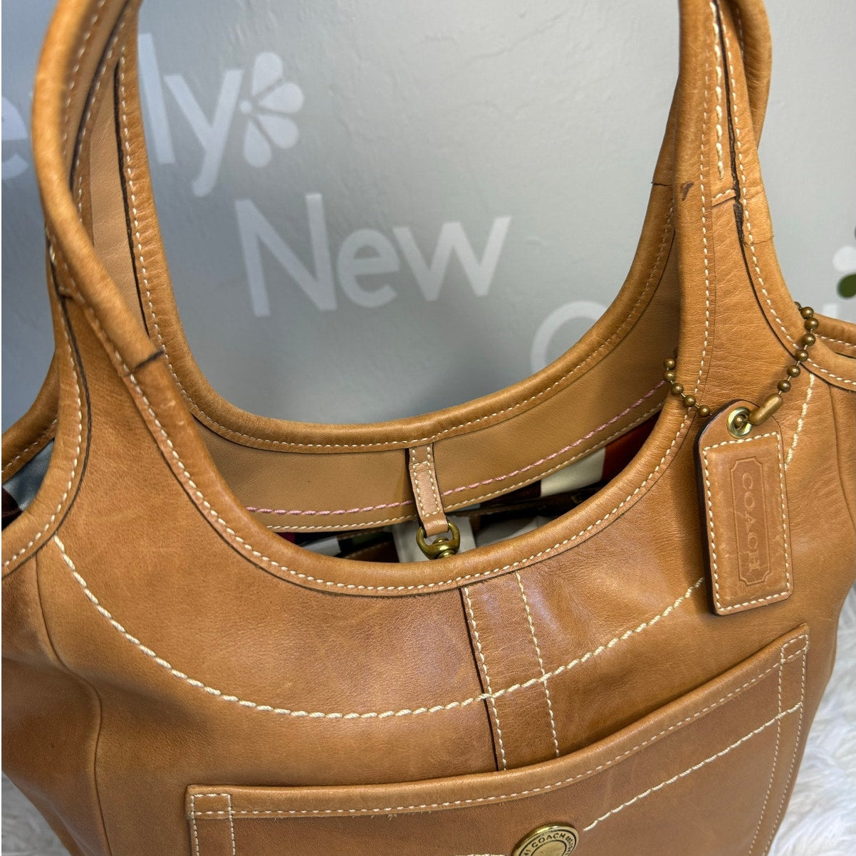 y2k COACH Vintage 65th Anniversary Legacy Ergo Hobo Satchel 2006