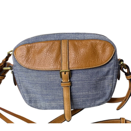 FOSSIL Denim Kendall Crossbody Chambray