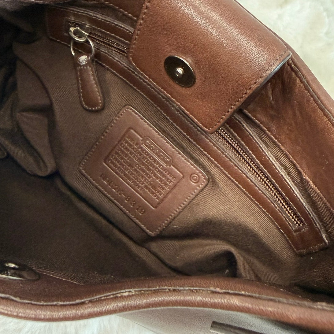 Vintage Coach y2k 2002 Legacy Hobo Mahogany Bag