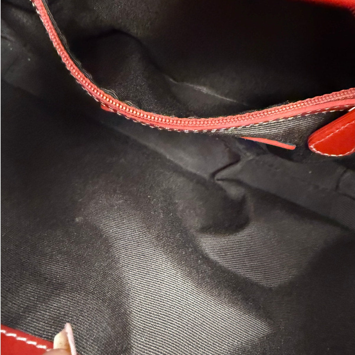 y2k COACH Vintage 8159 Straw Shoulder Bag