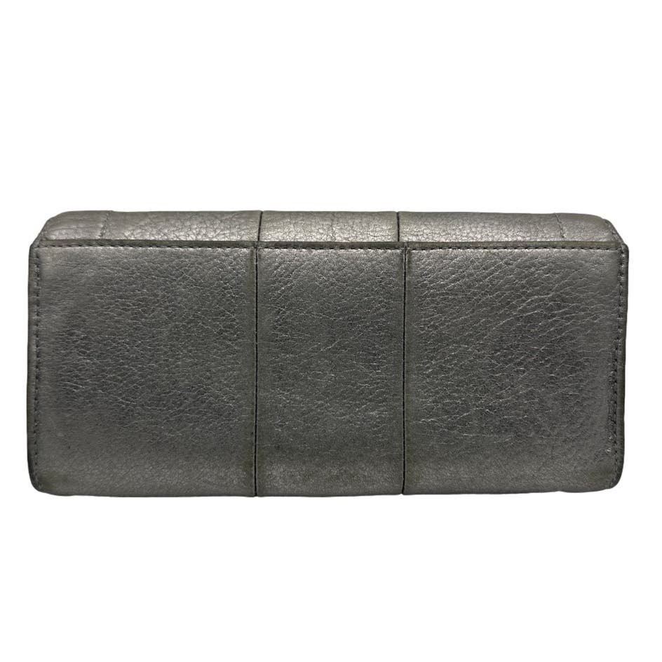 COACH Metallic Silver Wallet