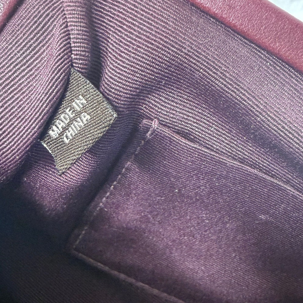 y2k Coach Vintage Plum Kisslock Wristlet