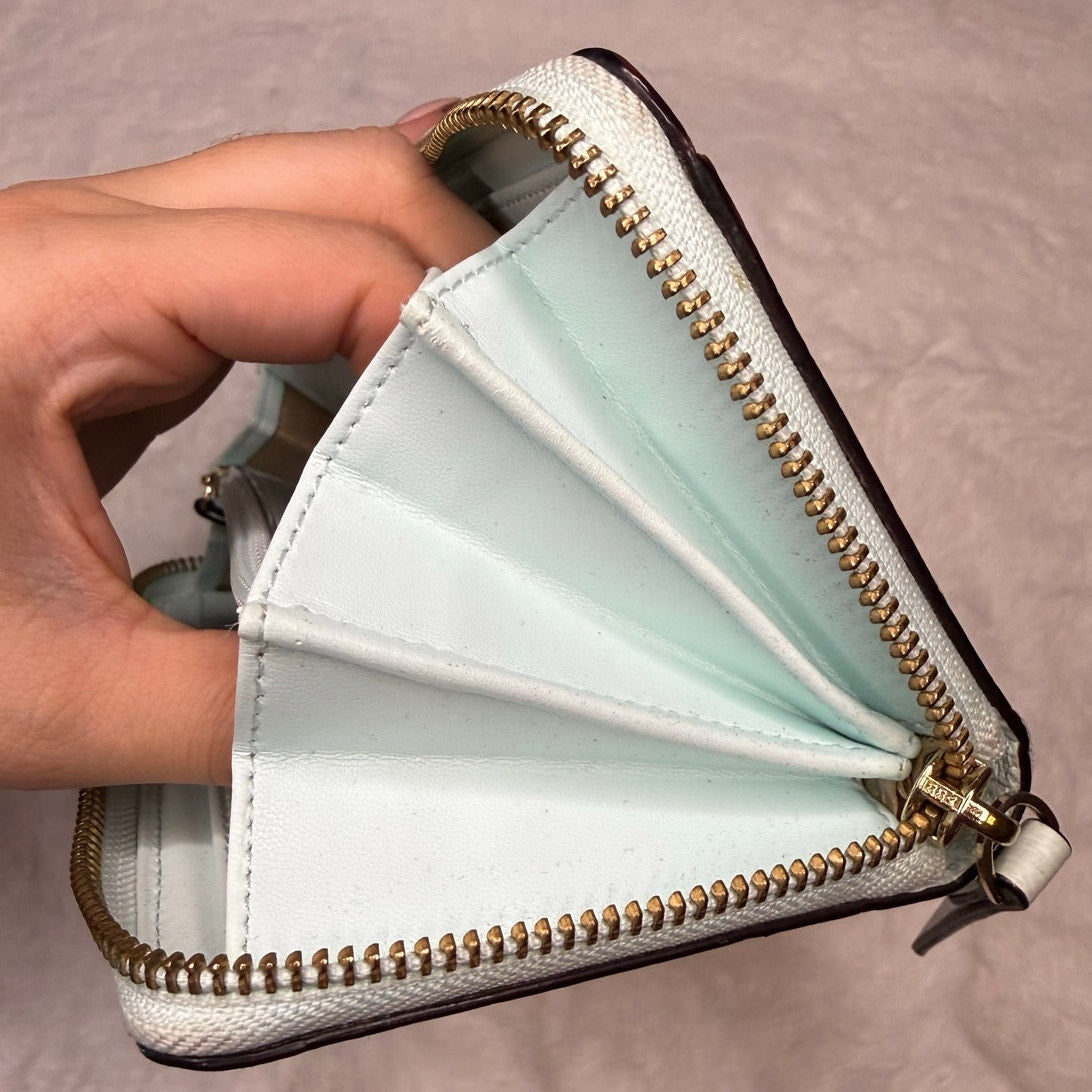 KATE SPADE New York Mint Green Zip Around Wallet