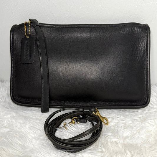 Vintage COACH Basic 9455 Black U.S.A Shoulder Bag Crossbody
