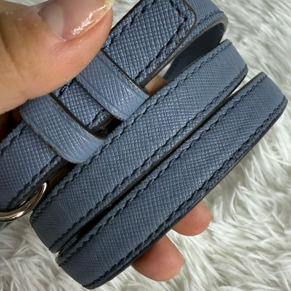 COACH Blue Silver Crossbody Replacement Strap
