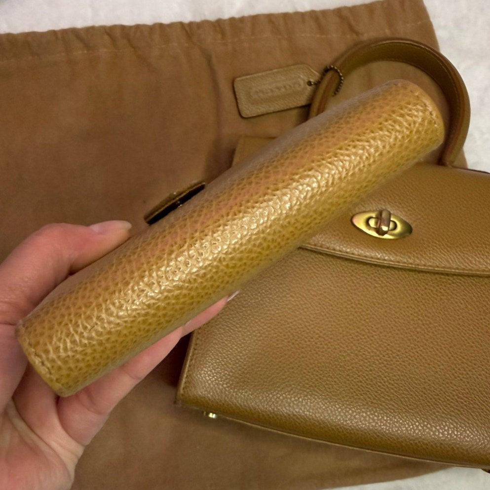 Vintage Coach Gracie Citron 4413 Italy 1996 Top Handle Crossbody with Wallet