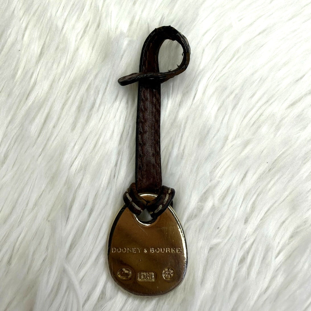 DOONEY & BOURKE Orange Duck Brown Bag Charm