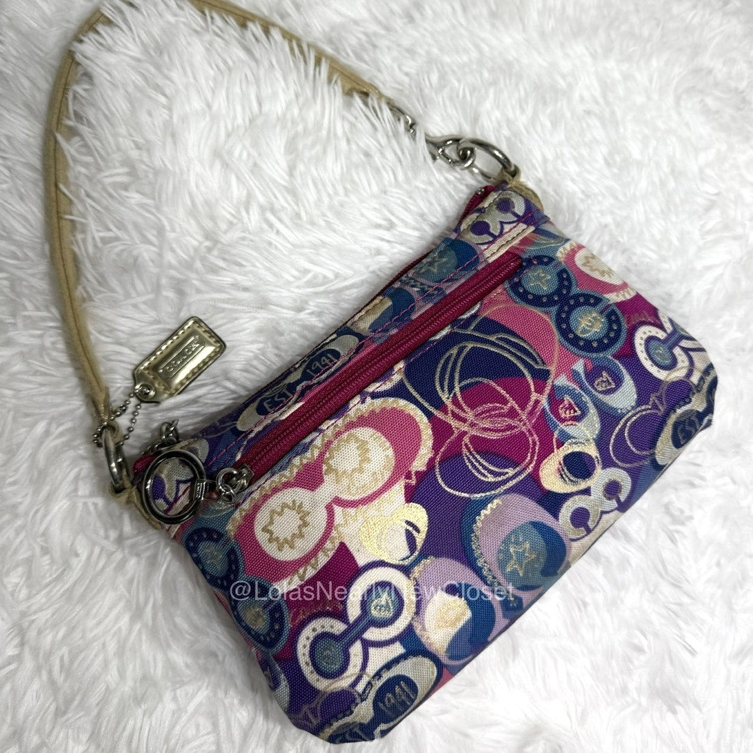 Coach Poppy Pop Signature Mini Purse Bag