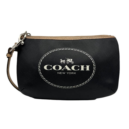 COACH Black Wristlet