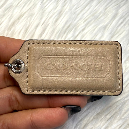 2" COACH Fob Bag Charm Hang tag Hangtag