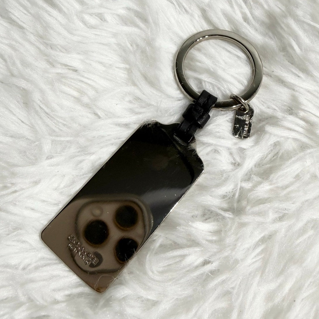 2" COACH Carriage Hangtag Bag Charm Key Fob
