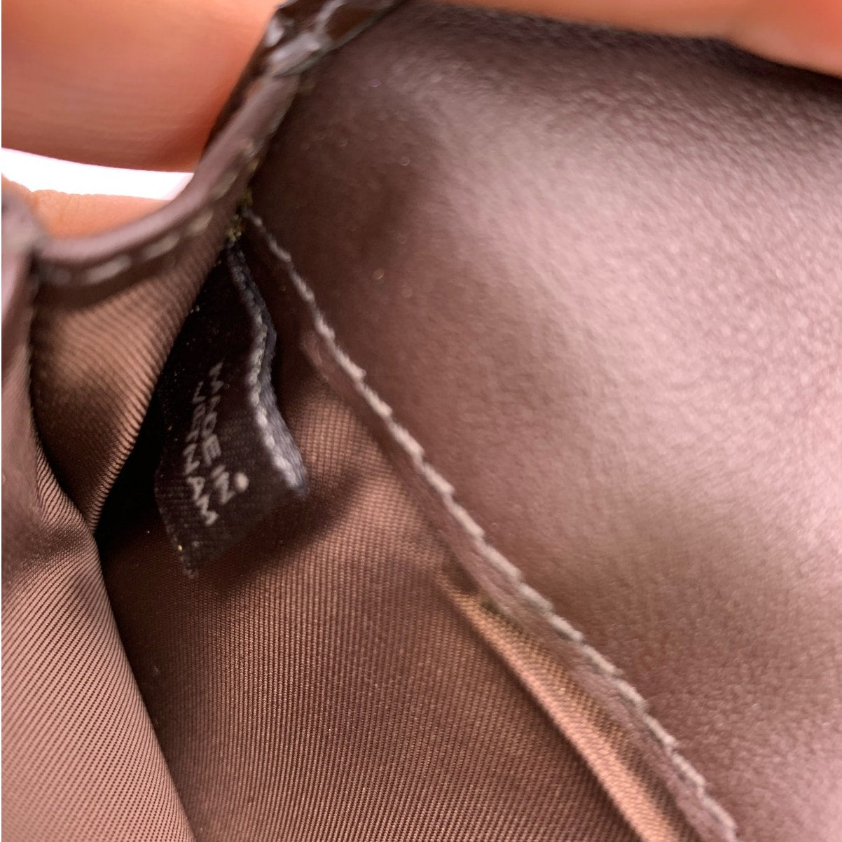 SALE COACH Brown Canvas Signature Wallet