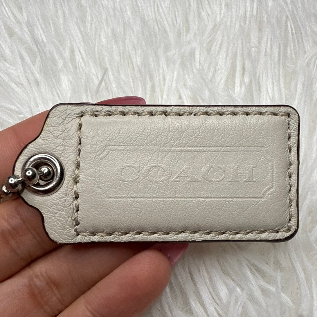 2" COACH Fob Bag Charm Hang tag Hangtag