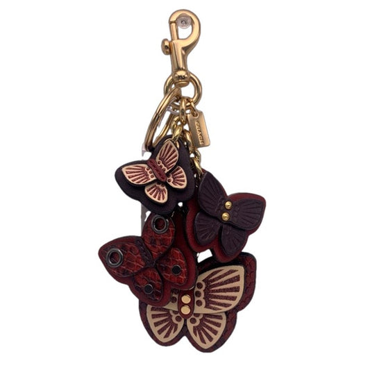 NWT COACH Butterfly Cluster Bag Charm