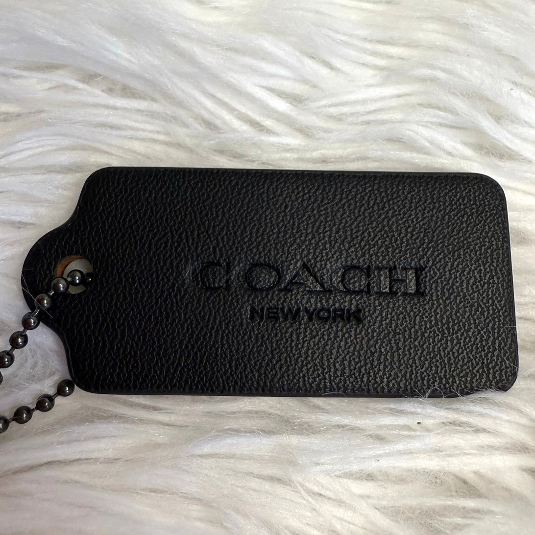 2" COACH Fob Bag Charm Hang tag Hangtag