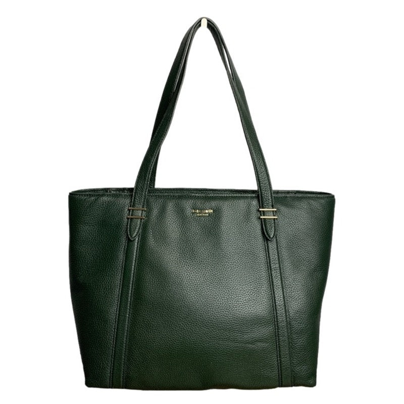 SALE Kate Spade New York Chandra Dark Green Shoulder Tote Bag